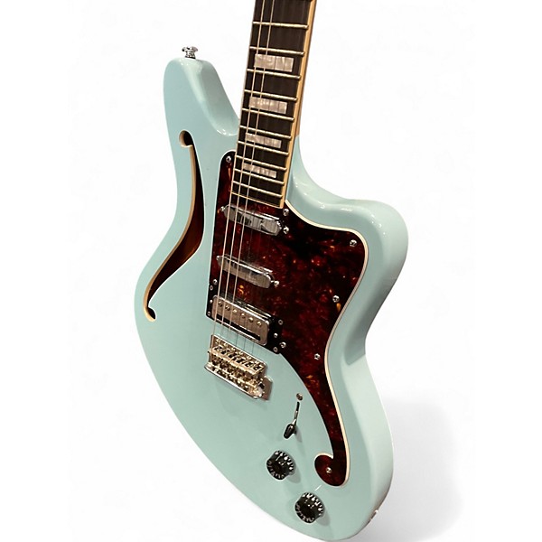 Used D'Angelico premier Bedford SH sky blue Hollow Body Electric Guitar