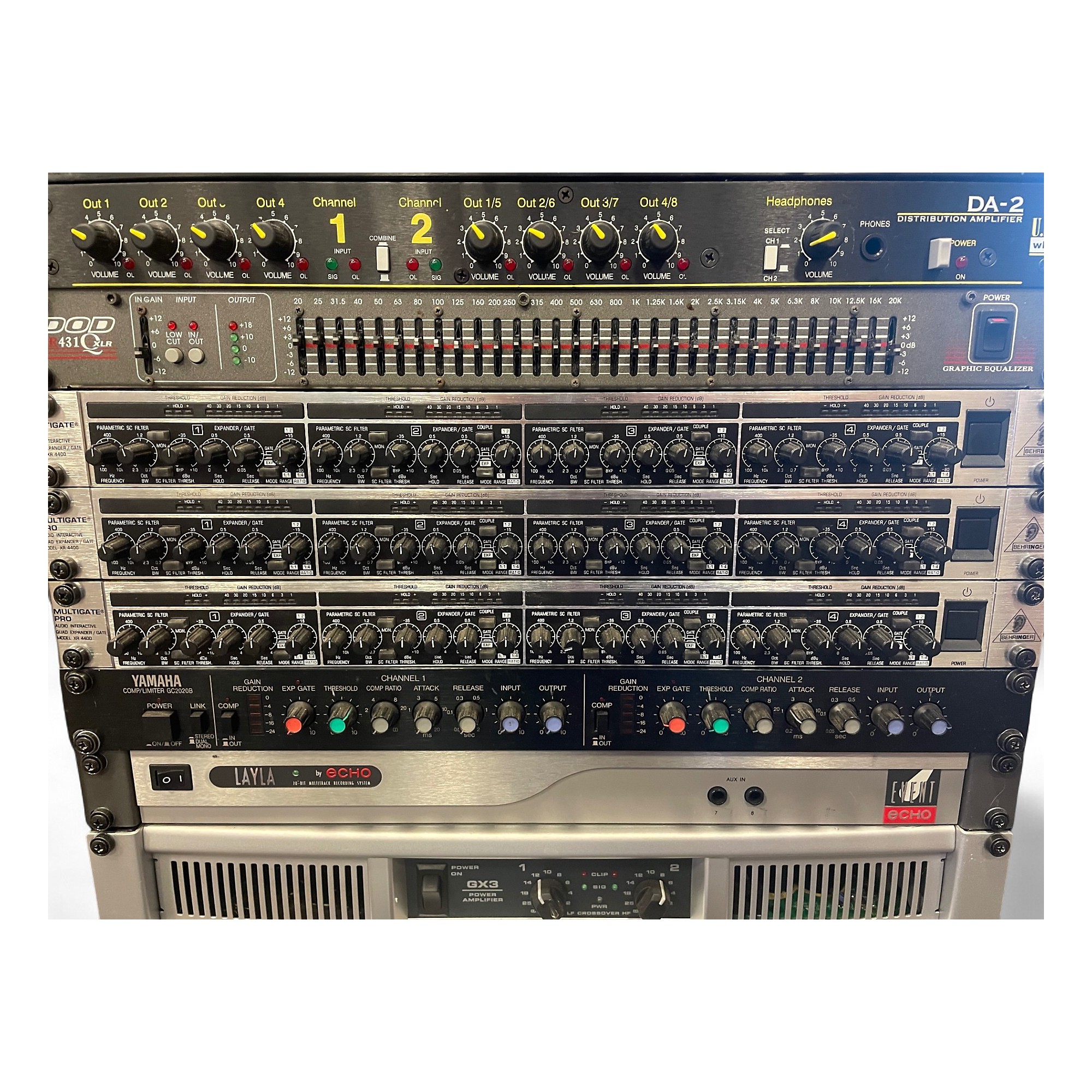 【極美品】 BEHRINGER MULTIGATE PRO ゲート XR4400 Behringer Multigate Pro XR4400 | Sweetwater