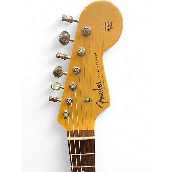 Used 2017 Fender Hybrid 60s Stratocaster SGM Sherwood Green Solid Body Electric Guitar