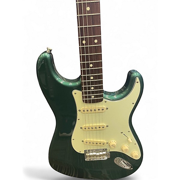 Used 2017 Fender Hybrid 60s Stratocaster SGM Sherwood Green Solid Body Electric Guitar