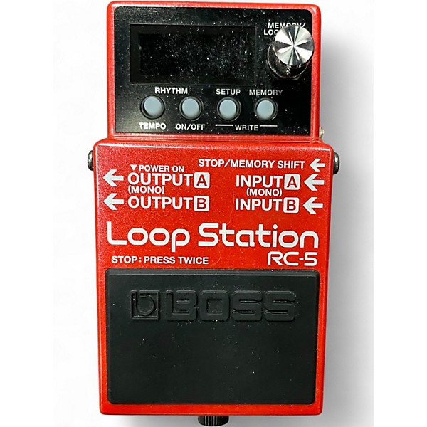 【新品未使用】BOSS Loop Station RC-5 BOSS RC-5 Loop Station Effects Pedal Red | Guitar Center