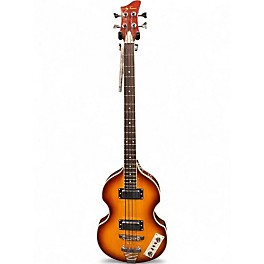 Used Jay Turser HOFNER COPY 2 Tone Sunburst Electric Bass Guitar