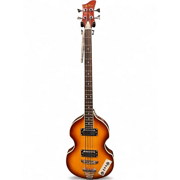 Used Jay Turser HOFNER COPY 2 Tone Sunburst Electric Bass Guitar