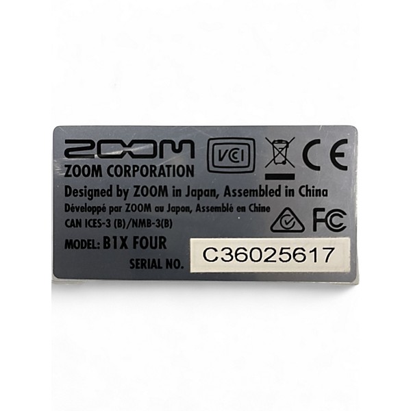 Used Zoom B1X FOUR Effect Processor