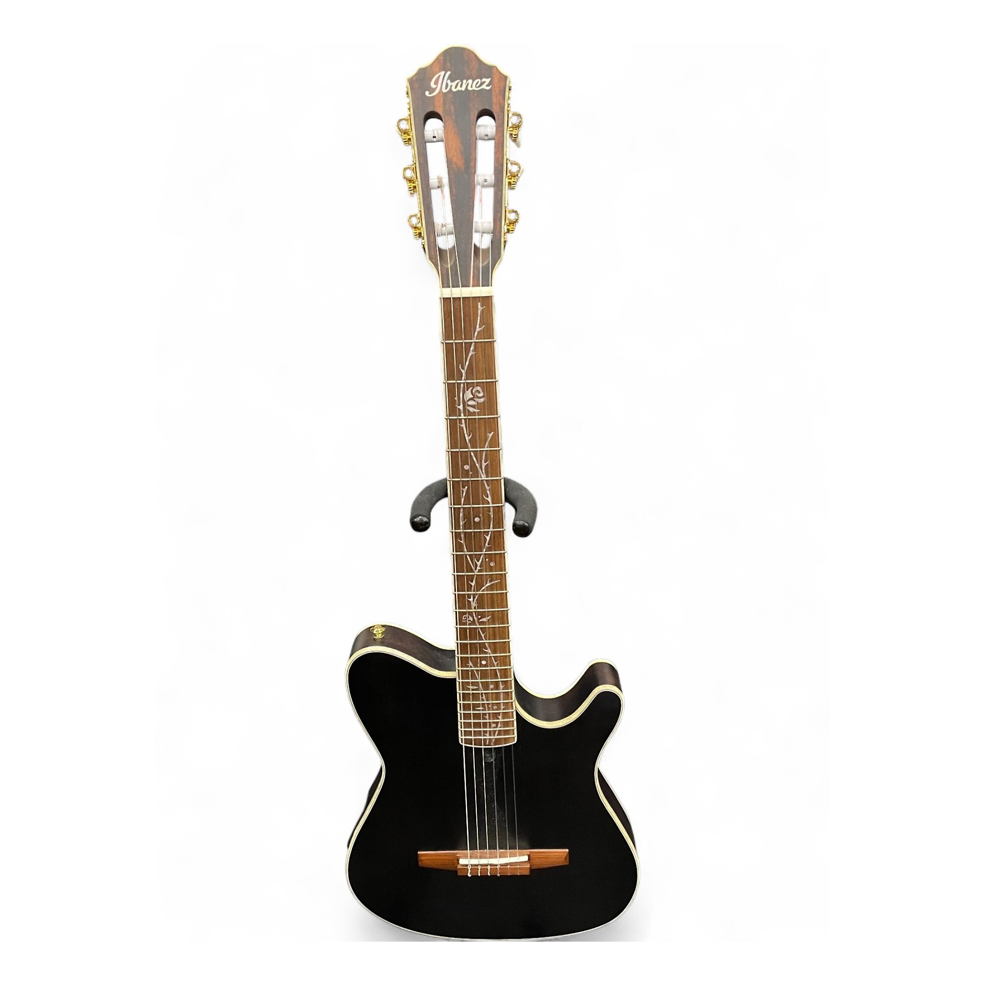 Used Ibanez TOD10 N KF Black Acoustic Electric Guitar Black