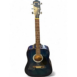 Used Johnson jg-620-b Blue Acoustic Guitar