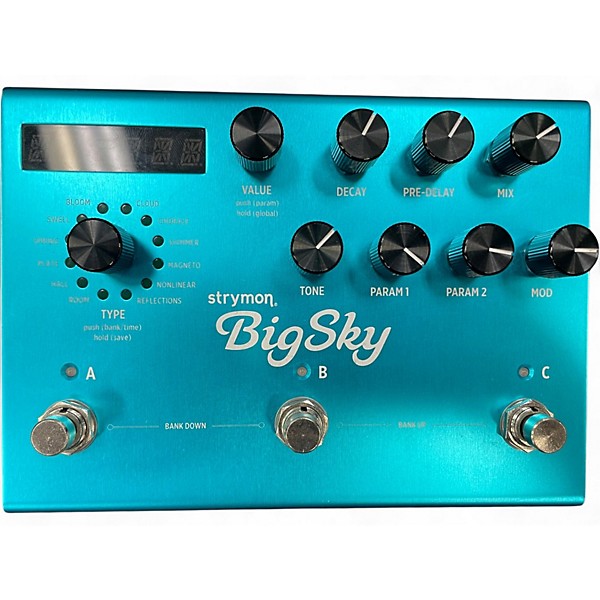 Used Strymon Bigsky Reverb Effect Pedal