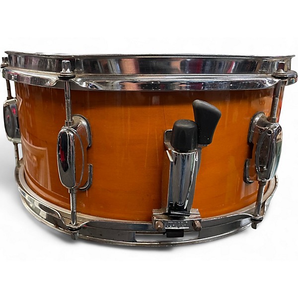 Used TAMA 13X5 Rockstar Series Snare Amber Drum