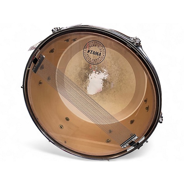 Used TAMA 13X5 Rockstar Series Snare Amber Drum