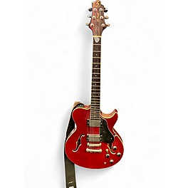 Used Greg Bennett Design by Samick RL2TR RED Hollow Body Electric Guitar