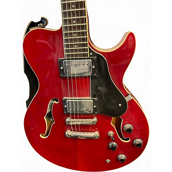 Used Greg Bennett Design by Samick RL2TR RED Hollow Body Electric Guitar