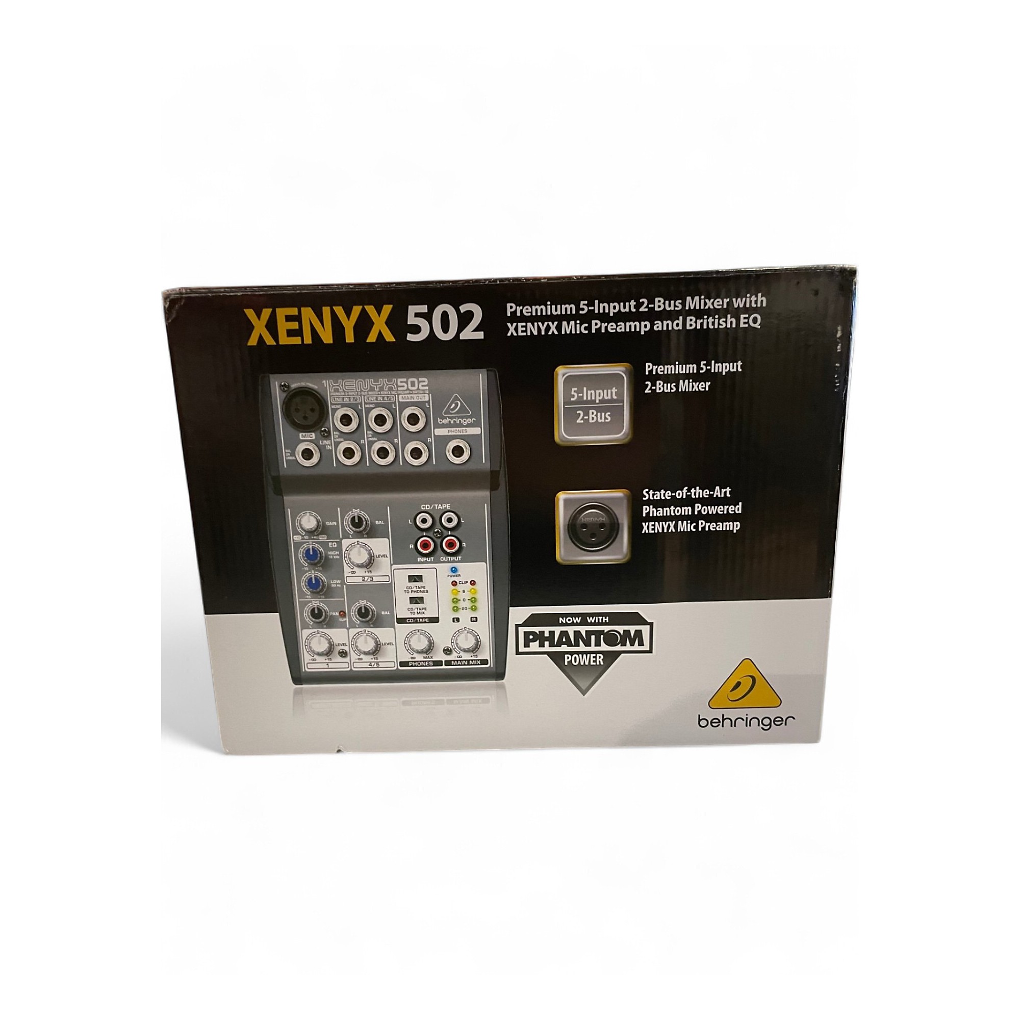 新品未開封　廃盤　ベリンガー XENYX 502 Used Behringer Xenyx 502 Unpowered Mixer | Guitar Center