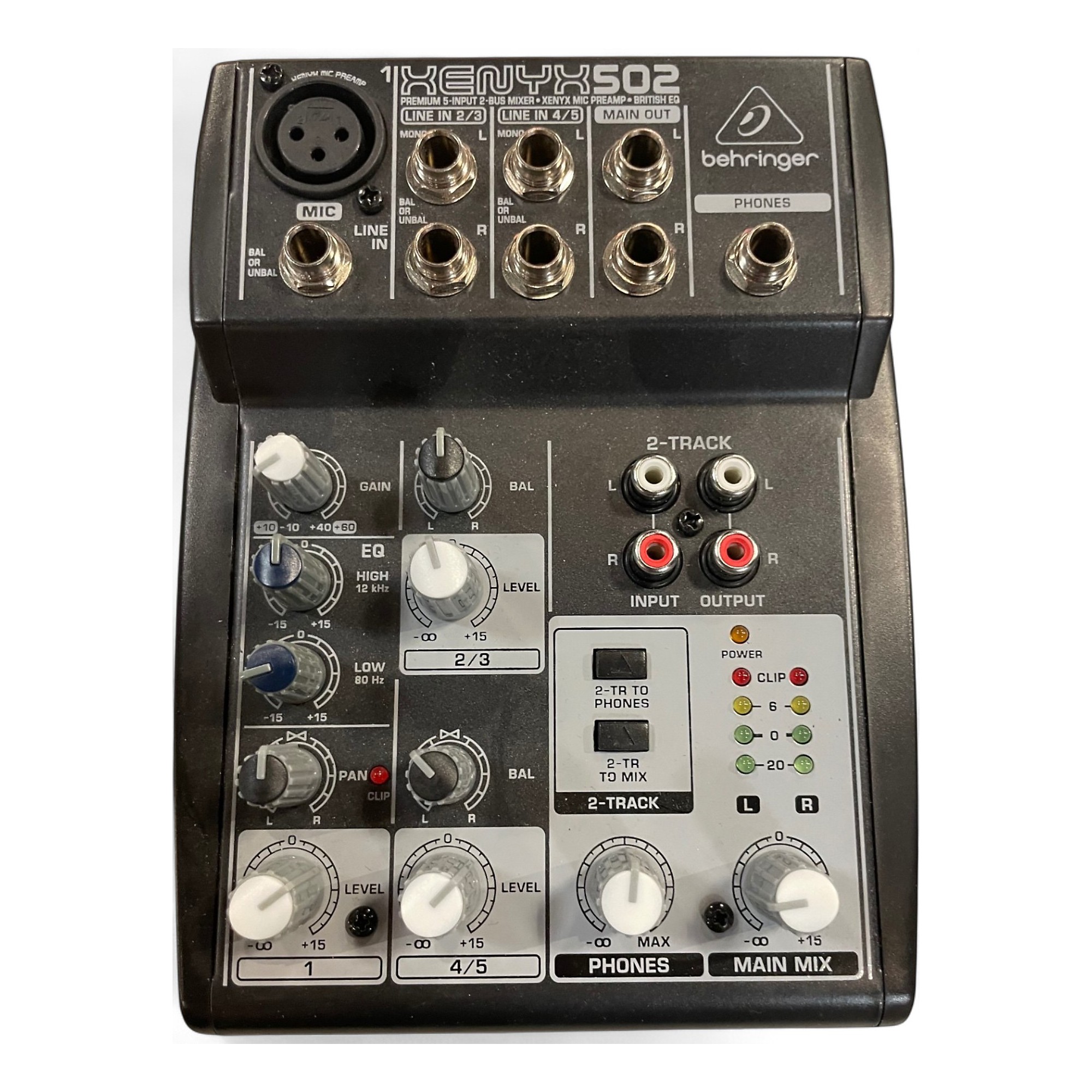 新品未開封　廃盤　ベリンガー XENYX 502 Used Behringer Xenyx 502 Unpowered Mixer | Guitar Center