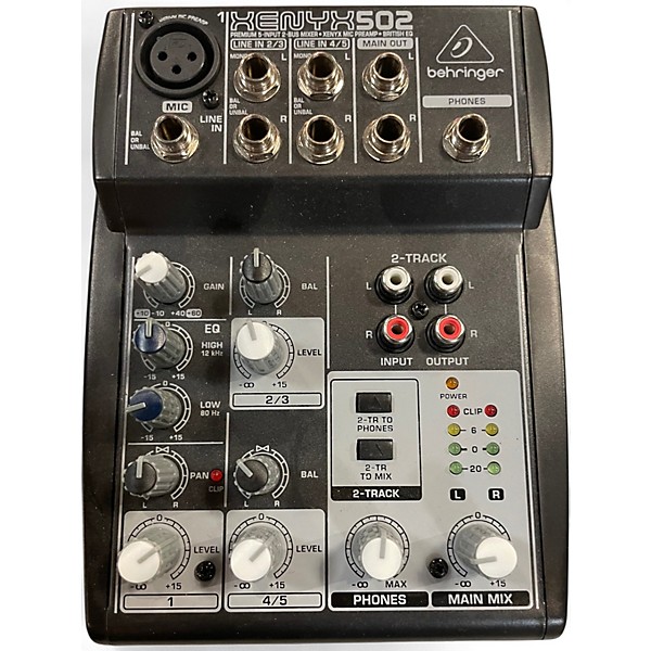 Used Behringer Xenyx 502 Unpowered Mixer