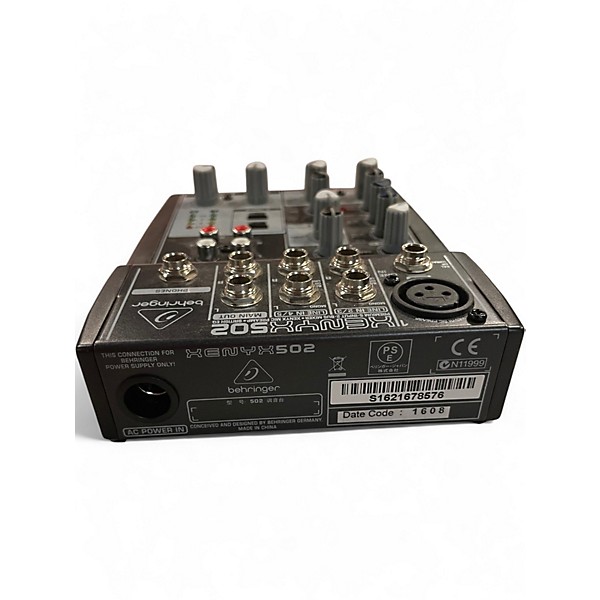 Used Behringer Xenyx 502 Unpowered Mixer