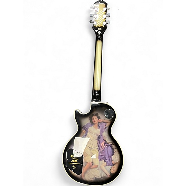 Used Epiphone ADAM JONES LES PAUL Black Solid Body Electric Guitar