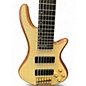 Used Schecter Guitar Research Stiletto Custom 6 String satin natural Electric Bass Guitar