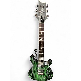 Used PRS SE SWAMP ASH CE 24 SAND BLASTED GREEN Solid Body Electric Guitar