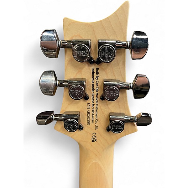 Used PRS SE SWAMP ASH CE 24 SAND BLASTED GREEN Solid Body Electric Guitar