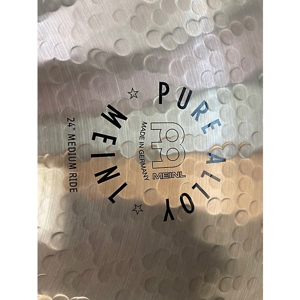 Used MEINL 24in PURE ALLOY MEDIUM RIDE Cymbal