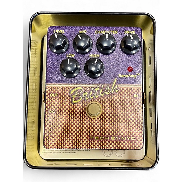 ギター Tech21 sansamp Blonde USED Used Tech 21 BLONDE SANSAMP Effect Pedal | Guitar Center