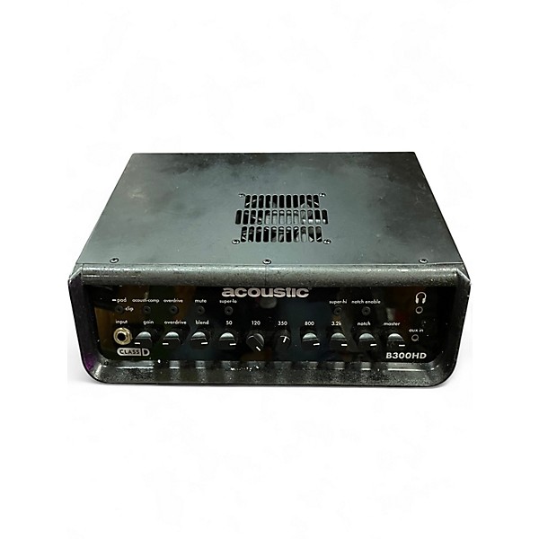 Used Acoustic B300H 300W Bass Amp Head