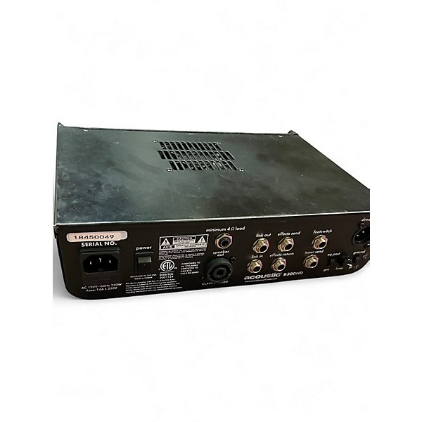 Used Acoustic B300H 300W Bass Amp Head