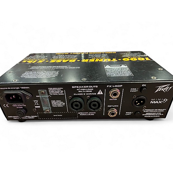 Used Peavey Mini max Bass Amp Head
