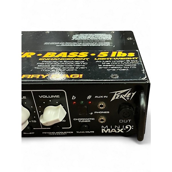 Used Peavey Mini max Bass Amp Head