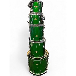 Used Pearl 5 Piece Masters MCX Series shamrock Drum Kit