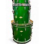 Used Pearl 5 Piece Masters MCX Series shamrock Drum Kit
