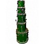 Used Pearl 5 Piece Masters MCX Series shamrock Drum Kit