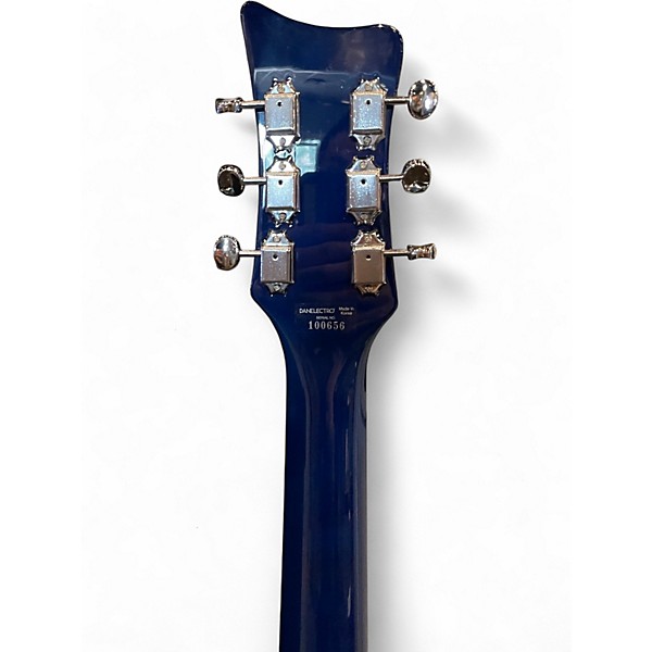 Used Danelectro 66BT Trans Blue Baritone Guitars