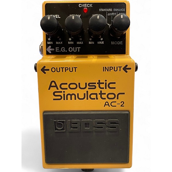 Used BOSS AC2 Acoustic Simulator Effect Pedal