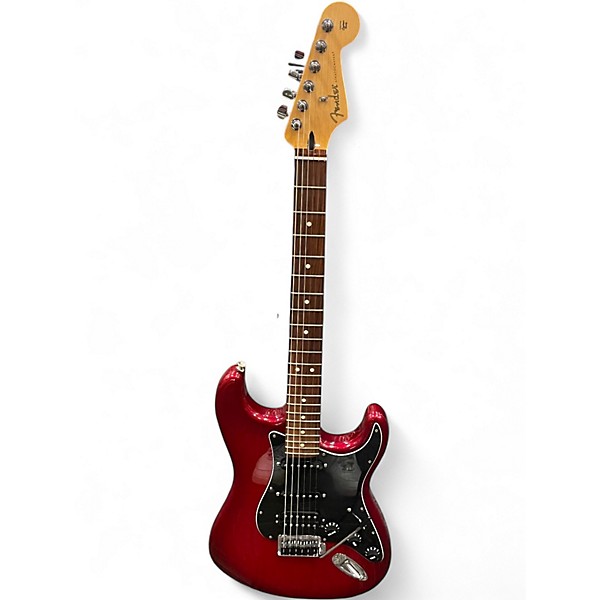 Used Fender SPECIAL EDITION PLAYER STRATOCASTER HSS Candy Red Burst Solid Body Electric Guitar