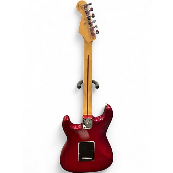 Used Fender SPECIAL EDITION PLAYER STRATOCASTER HSS Candy Red Burst Solid Body Electric Guitar