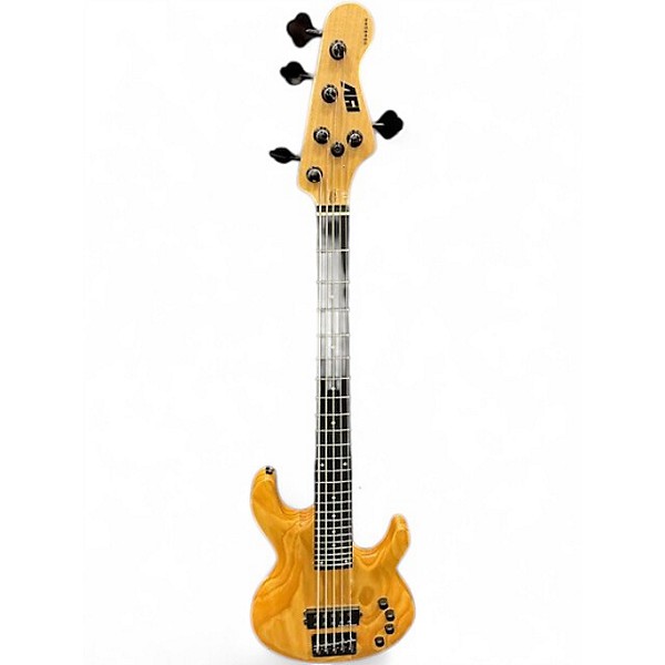 Used Iyv IMM 5 STRING BASS Natural Electric Bass Guitar