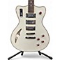 Used Eastwood Bill Nelson Astroluxe Cadet CREAM AND FIESTA RED Hollow Body Electric Guitar