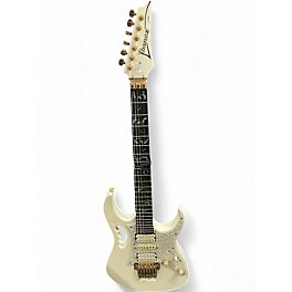 Used Ibanez jem j craft white and gold  white and gold Solid Body Electric Guitar