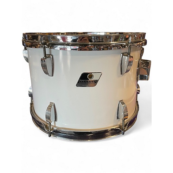 Used Ludwig 3 Piece rocker White Drum Kit
