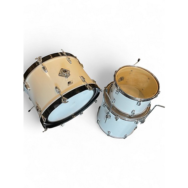 Used Ludwig 3 Piece rocker White Drum Kit