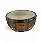 Used Yamaha 14X5.5 wood shell snare Natural Drum thumbnail