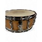 Used Yamaha 14X5.5 wood shell snare Natural Drum
