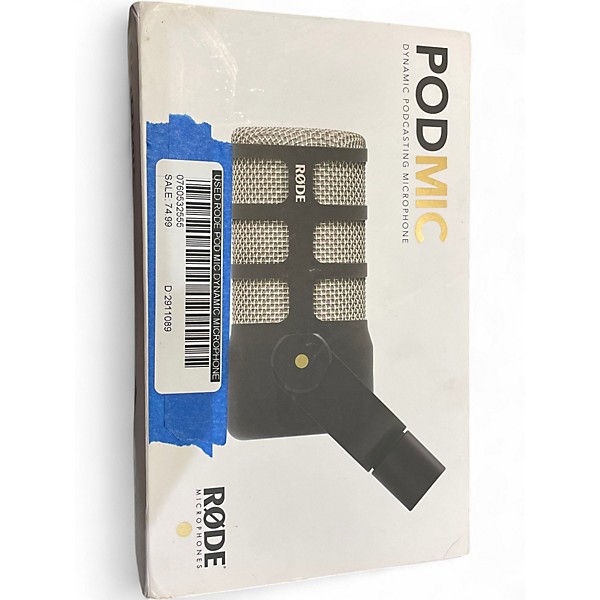 Used RODE POD MIC Dynamic Microphone