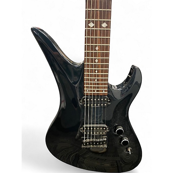 Used Schecter Guitar Research A7 Black Solid Body Electric Guitar