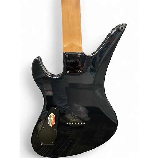 Used Schecter Guitar Research A7 Black Solid Body Electric Guitar