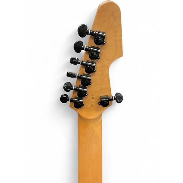 Used Schecter Guitar Research A7 Black Solid Body Electric Guitar