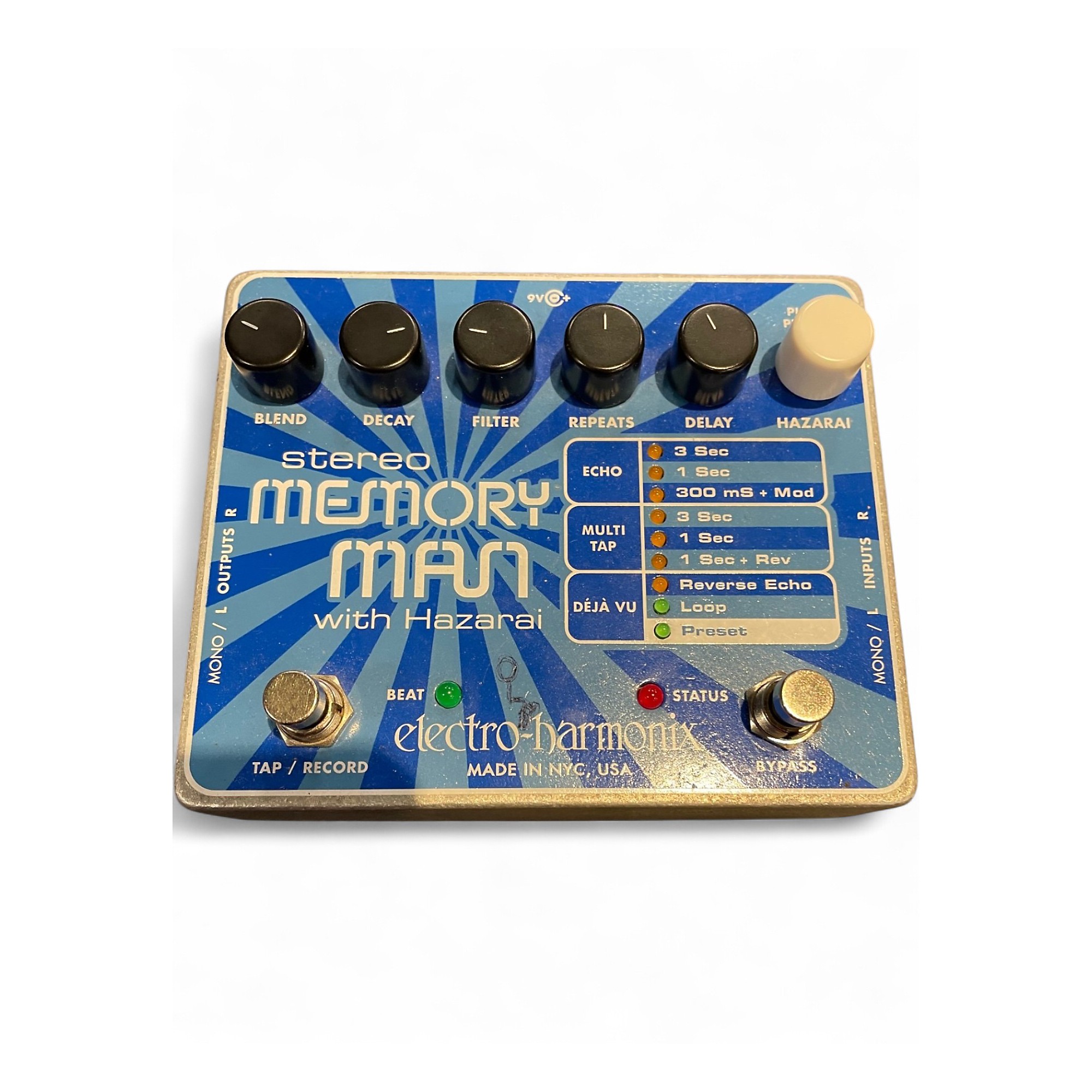Used Electro-Harmonix Stereo Memory Man Hazarai Looper
