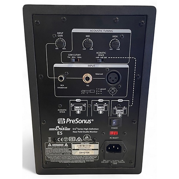 Used PreSonus Eris E5 Powered Monitor