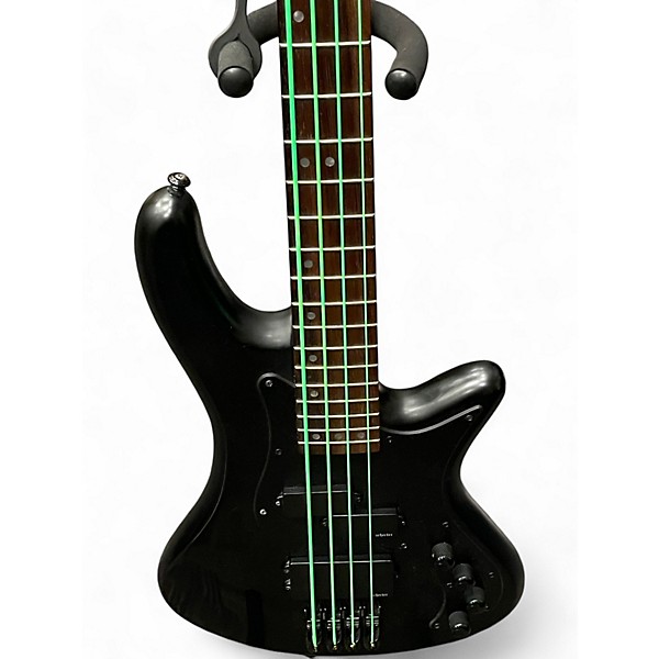 Used Schecter Guitar Research Stealth-4 Black Electric Bass Guitar
